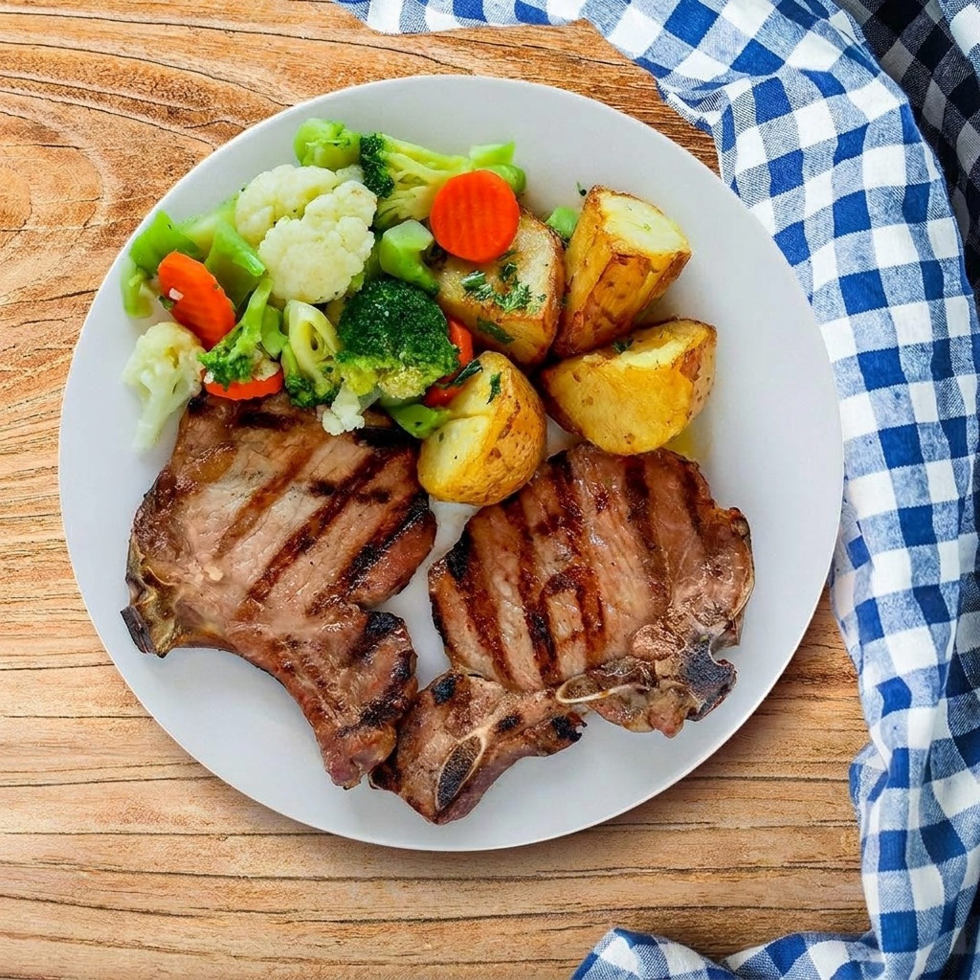 Latin-style grilled pork chops