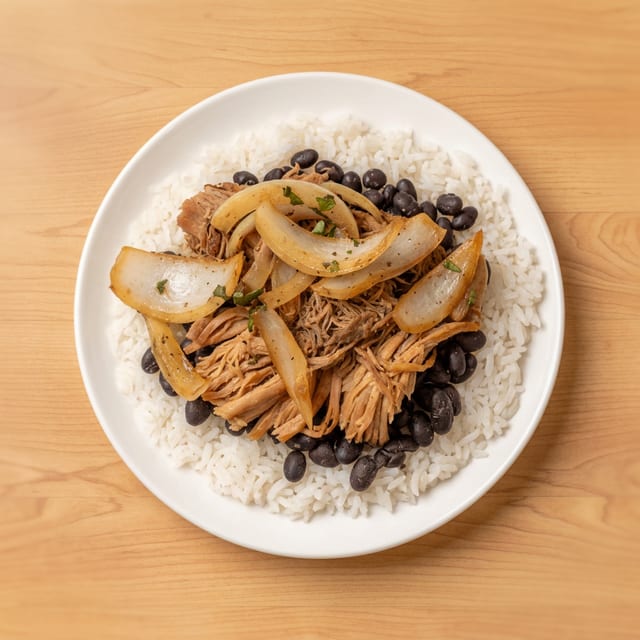 Meal #13 Pork/Rice/Beans Bowl.