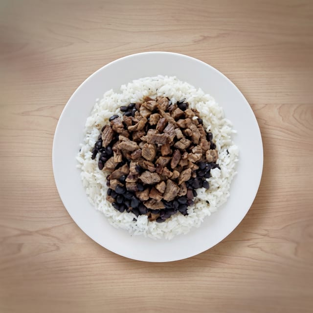 Meal #12 Beef / Rice / Beans Bowl.